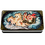 Шкатулка с художественной росписью "Зимняя тройка", фотография 1. Интернет-магазин ЛАВКА ПОДАРКОВ