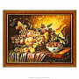 Картина янтарная "Натюрморт" 30х40 см, фотография 1. Интернет-магазин ЛАВКА ПОДАРКОВ