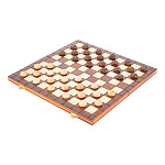 0059072/3941 Шашки 100 клеток (39 х19,5 х 4 см)дерево