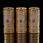 0070482 Златоуст Стопки водочные"Герб РФ"