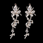 821620/13,97г  Серебро 925* СЕРЬГИ вст.фианит