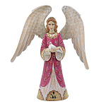 0025768-голубь Скульптура из дерева "Ангел-Хранитель с голубем "Рождество""Авт.работа 