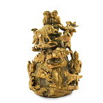 0017346 Бронза КОЛОКОЛЬЧИК "Охота"