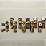 28600/5,5*3,5*1см Сувенир ЗАЖИГАЛКА"Боевая техника армии РФ"