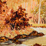 Картина янтарная "Лесной ручей" 78х98 см, фотография 3. Интернет-магазин ЛАВКА ПОДАРКОВ