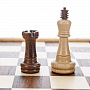 Шахматный ларец с деревянными фигурами 33х33 см, фотография 4. Интернет-магазин ЛАВКА ПОДАРКОВ
