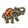 Статуэтка с янтарем "Слон", фотография 1. Интернет-магазин ЛАВКА ПОДАРКОВ