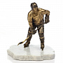Бронзовая статуэтка "Хоккеист", фотография 1. Интернет-магазин ЛАВКА ПОДАРКОВ