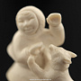 Скульптура "Друзья" (рог лося), фотография 2. Интернет-магазин ЛАВКА ПОДАРКОВ