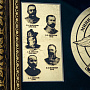 Картина на сусальном золоте "Министры МВД" 45х35 см, фотография 7. Интернет-магазин ЛАВКА ПОДАРКОВ