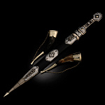 0062444 Оружие сувенирное НАБОР ВОСТОЧНЫЙ:Кинжал+2рожка в упаковке