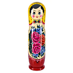 Футляр для бутылки 0,7 л "Матрешка Семеновская"