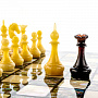 Шахматный ларец с натуральным перламутром и фигурами из янтаря, фотография 16. Интернет-магазин ЛАВКА ПОДАРКОВ
