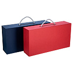 0073728 Упакока Коробка чемодан с ручкой 47*23*11 см