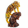Скульптура из янтаря "Тигр на скале", фотография 13. Интернет-магазин ЛАВКА ПОДАРКОВ
