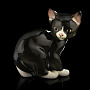 Статуэтка "Кошка черная". ИФЗ, фотография 1. Интернет-магазин ЛАВКА ПОДАРКОВ