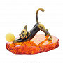 Статуэтка с янтарем "Котик" (комбинированный), фотография 4. Интернет-магазин ЛАВКА ПОДАРКОВ