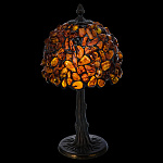 0073071 Янтарь ЛАМПА  настольная высота D=18 см  (600/400)