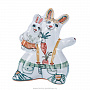 Керамическая статуэтка "Кролики", фотография 1. Интернет-магазин ЛАВКА ПОДАРКОВ