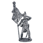 0080118 Олов.миниатюра некраш. 6-11мм Суб-лейтенант, 1-й орлоносец линейного полка Франция 1812-15гг