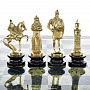 Шахматный ларец из камня "Русь" с фигурами, фотография 1. Интернет-магазин ЛАВКА ПОДАРКОВ