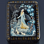 Шкатулка с художественной росписью "Снегурочка", фотография 7. Интернет-магазин ЛАВКА ПОДАРКОВ