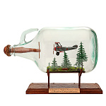 11994 МОДЕЛЬ В БУТЫЛКЕ. Истребитель "Сопвич Триплан" 1916 г.