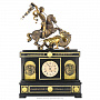Часы из натурального камня "Георгий Победоносец". Златоуст, фотография 1. Интернет-магазин ЛАВКА ПОДАРКОВ