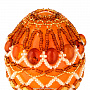 Пасхальное яйцо из янтаря с бисером "Узор 2", фотография 3. Интернет-магазин ЛАВКА ПОДАРКОВ