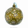 Новогодний елочный шар с росписью "Дети лепят снеговика", фотография 3. Интернет-магазин ЛАВКА ПОДАРКОВ
