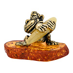 0047224/739 Сувенир Обезьяна Манки с бананом  Сувенир (коньячный)