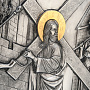 Икона "Несение Креста" 63х55 см, фотография 4. Интернет-магазин ЛАВКА ПОДАРКОВ