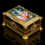 Ларец с нефритом и фианитами. Златоуст