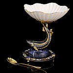 0062294-240028/0108  Златоуст ИКОРНИЦА  "БЕЛУГА" садолит  фарфор в уп.