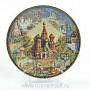 0010935/10см Коллекционная тарелка №9 "Русские мотивы-1" 10см №9, фотография 1. Интернет-магазин ЛАВКА ПОДАРКОВ