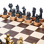 Шахматы деревянные с металлическими фигурами "Сказка", фотография 2. Интернет-магазин ЛАВКА ПОДАРКОВ