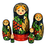 Матрешка "Ягоды" 5 мест