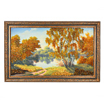 0073580-90*54см Картина (янтарная крошка)  "ПЕЙЗАЖ" 