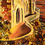 Янтарная картина "Ласточкино гнездо" 69х114 см, фотография 4. Интернет-магазин ЛАВКА ПОДАРКОВ
