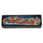 Шкатулка с художественной росписью "Зимний вечер"