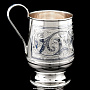 Кружка с гравировкой серебро 875*, фотография 2. Интернет-магазин ЛАВКА ПОДАРКОВ