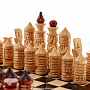 Шахматы деревянные резные "Дорожные", фотография 2. Интернет-магазин ЛАВКА ПОДАРКОВ