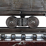 Макет "Вагон товарный на рельсах" из бронзы на подставке из яшмы, фотография 4. Интернет-магазин ЛАВКА ПОДАРКОВ