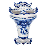 0024962/коб Гжель Ваза "Утро"  Авт. Алехин С.С. 