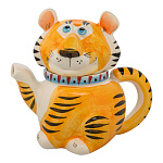 0061162 Сувенир Чайник заварочный "ТИГР" Символ года 2022 11,5*16см