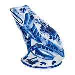 202787 Гжель Копилка ЛЯГУШКА, h=17.5 см