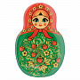 Магнит "Матрешка", фотография 1. Интернет-магазин ЛАВКА ПОДАРКОВ