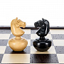Шахматы с деревянными фигурами 43х43 см, фотография 4. Интернет-магазин ЛАВКА ПОДАРКОВ