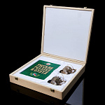 28222 НАБОР "Охота и рыбалка":Книга+2 подстаканника в планшете