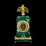 Часы Настольные из камня "Александр III"